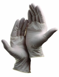 Jednorázové rukavice LOON latexové,pudrované
