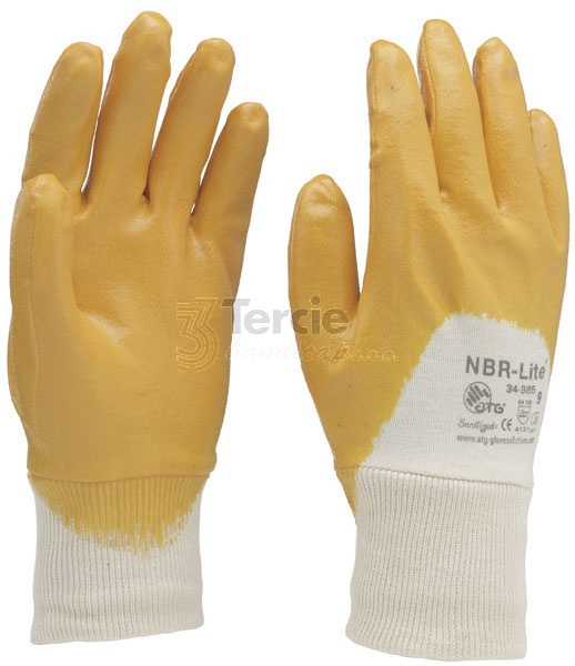 NBR-LITE 34-985 rukavice nitrilové, polomáčené