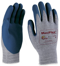 MaxiFlex COMFORT 34-924 rukavice polomáčené, nitrilové
