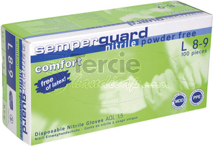 Jednorázové rukavice Semperguard nitrile comfort,nitrilové,nepudrované