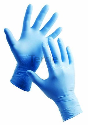 Jednorázové rukavice BARBARY nitrilové,pudrované