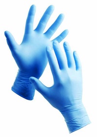 Jednorázové rukavice BARBARY nitrilové,pudrované