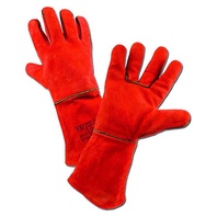 svářečské rukavice W1/15 35cm,červené