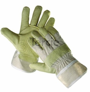 SHAG pracovní rukavice kombinovaná z vepřové štípenky a bavlněné tkaniny s teplou podšívkou