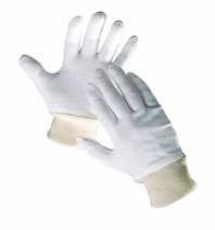 TIT rukavice s pružnou manžetou ze směsi bavlna/polyester