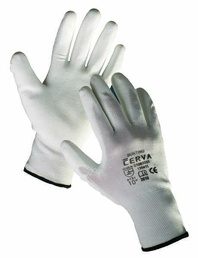 BUNTING nylonové pracovní rukavice s pružnou manžeteou