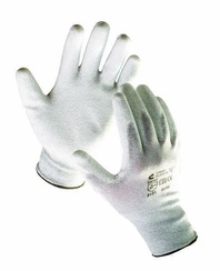 FLICKER antistatické pracovní rukavice z nylonového úpletu,uhlíkové vlákno,polyuretan
