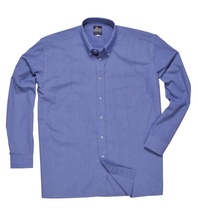 S122 Košile Mikrocheck, modrá