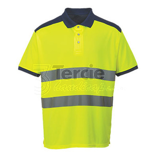 Reflexní polokošile Contrast  žlutá S379 Hi-Vis,EN ISO 20471