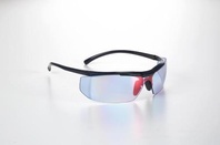 UNIVET 5X5 brýle ochranné,modré obroučky,zrcadlově modrý zorník UV400,AS,AF
