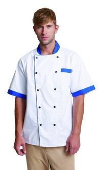 RONDON BLUE SHORT kabát kuchařský,krátký rukáv